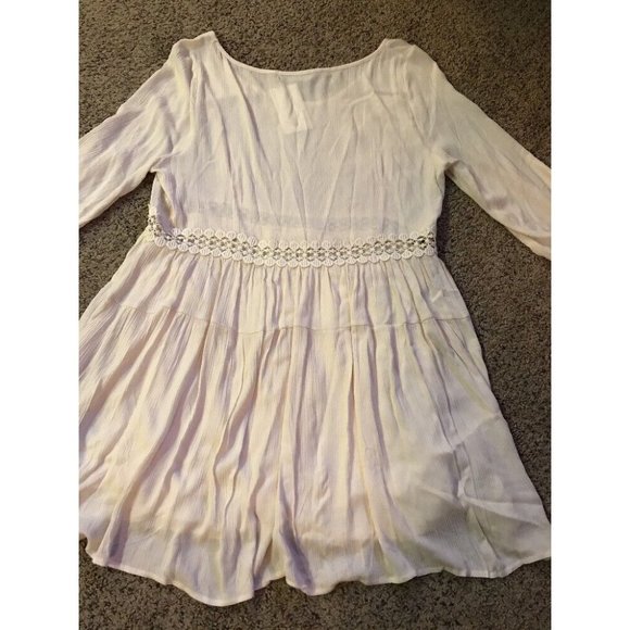 Filly Flair Dress Womens L New Ivory Partially Lined - Picture 7 of 11